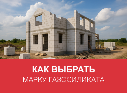 Как выбрать марку газосиликатных блоков